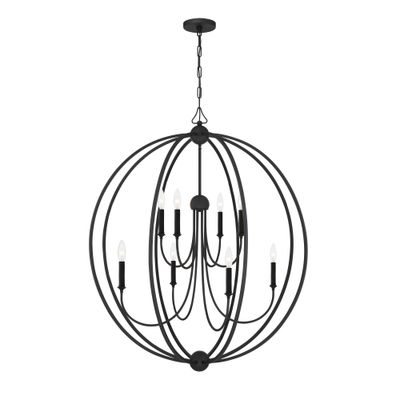 【ポイント10倍】 8 Sylvan Langdon Libby Light Silk Chandelier Forged Black スポーツ