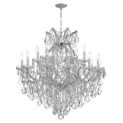 Crystorama 4418-CH-CL-I Maria Theresa 19 Light Clear Italian