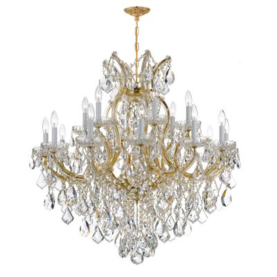 Crystorama 4418-CH-CL-I Maria Theresa 19 Light Clear Italian