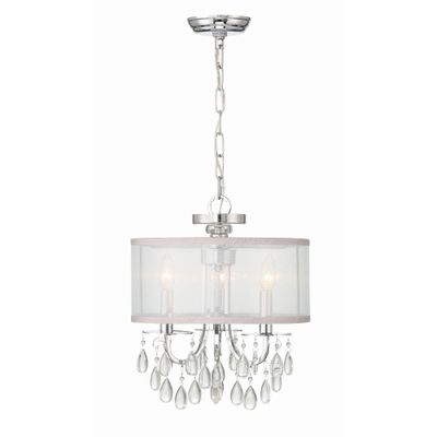 Crystal chandelier with shades discount