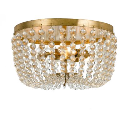 充実の品 Rylee 3 Light Matte Black Flush Mount Frosted Glass Beads タイヤ・ホイール