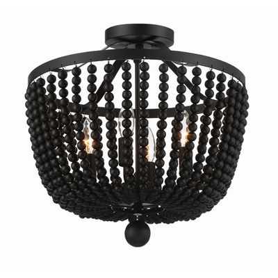 Black beaded ceiling light cheap