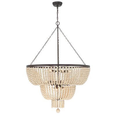 Crystorama 612-FB Rylee Chandelier in Forged Bronze