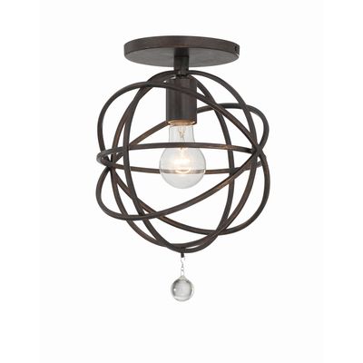 そると•*¨*•.¸¸♬︎ Solaris 1 Light English Bronze Mini Pendant Clear Glass