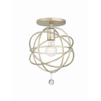 まりの Solaris 1 Light English Bronze Mini Pendant Clear Glass