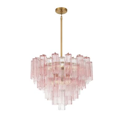 Addis 12 Light Aged Brass Chandelier 26.75