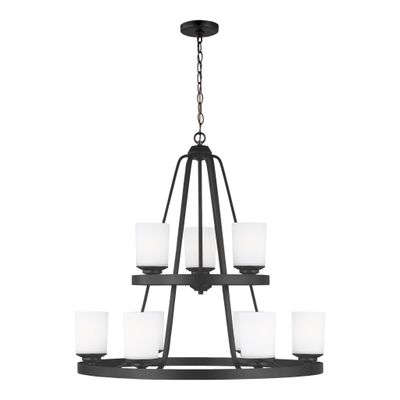 Kemal Nine Light Chandelier Transitional 29