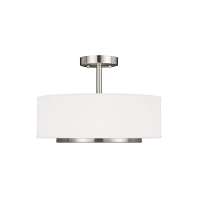 Nance Two Light Semi-Flush Convertible Pendant LED Transitional Ceiling Fixture 12
