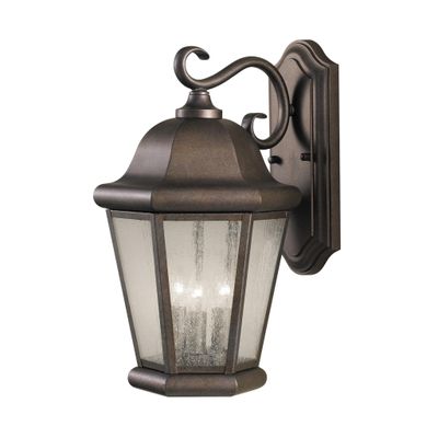Martinsville Large Three Light Outdoor Wall Lantern