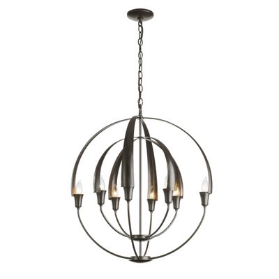 Double Cirque Chandelier 8-Light in Oil Rubbed Bronze