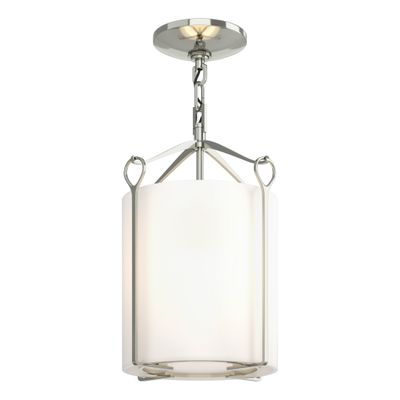 Bow Semi-Flush 1-Light Opal Glass (GG) in Oil Rubbed Bronze