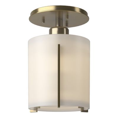 Axis Semi-Flush 3-Light Opal Glass (GG) in Dark Smoke