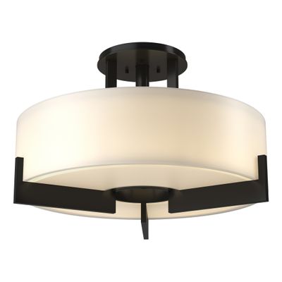 大人気新品をすべて 3-Light Semi-Flush Axis Opal Smoke Dark in (GG) Glass テント・タープ