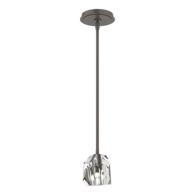 Gatsby 1-Light Mini Pendant 1-Light Crystal in Dark Smoke