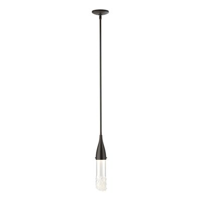 Fritz Mini Pendant 1-Light Clear Glass (ZM) in Oil Rubbed Bronze
