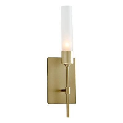 Vela Sconce 1-Light Clear Glass (ZM) in Black