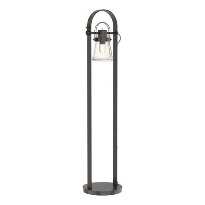 Erlenmeyer Floor Lamp 1-Light Clear Glass (ZM) in Oil Rubbed Bronze - On Base