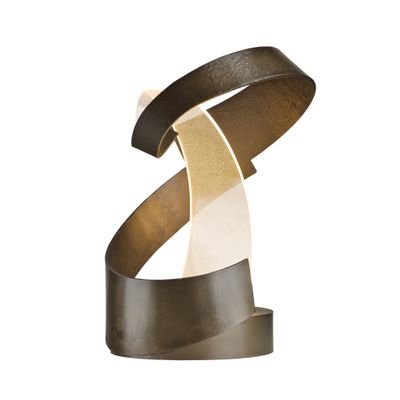 Encounter LED Table Lamp LED in Dark Smoke - Dimmer on Base
