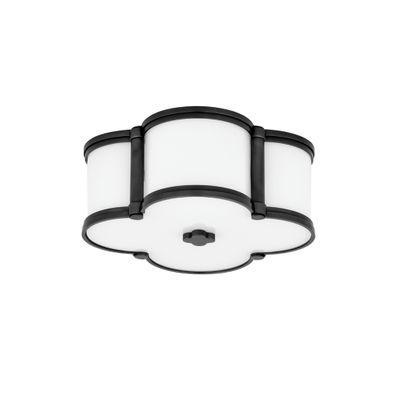 Chandler 2-Light Flush Mount in Old Bronze 12.5L x 12.5W x 5.5H