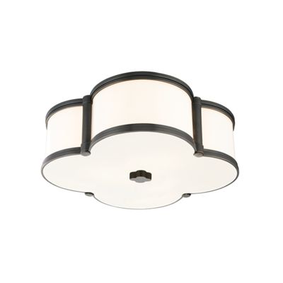 Chandler 3-Light Flush Mount in Old Bronze 16.75L x 16.75W x 5.5H
