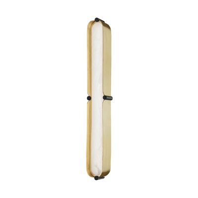 Tribeca 0-Light Bath and Vanity in Aged Brass/Black 3.25L x