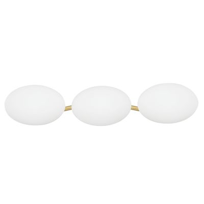 プレゼントを選ぼう！ Vanity and Bath 3-Light Wagner in x 27.25L Nickel Polished その他