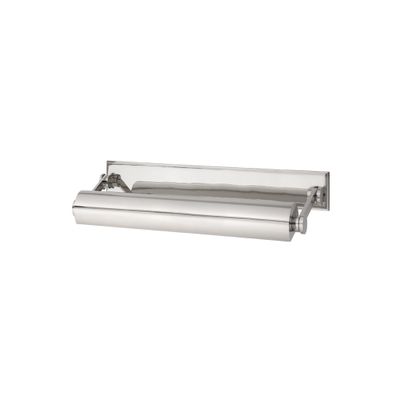 Merrick 2-Light Picture Light in Polished Nickel 17.5L x 17.5W x 3.5H
