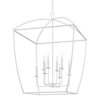 Bryant 8-Light Lantern in White Plaster 34L x 34W x 44.25H