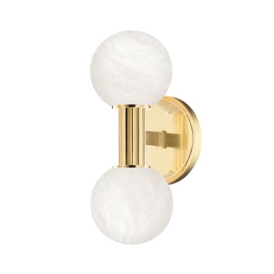 Murray Hill 1-Light Wall Sconce in Aged Brass 4.5L x 4.5W x 11.5H