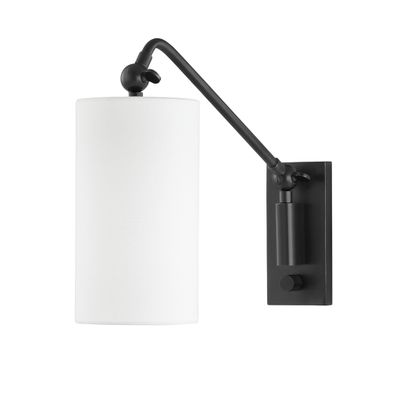 Wayne 1-Light Wall Sconce in Old Bronze 4.5L x 4.5W x 11.5H