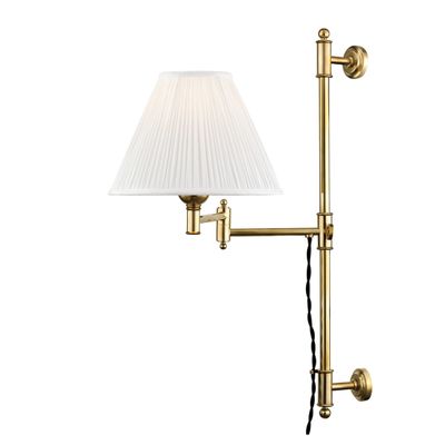 Classic No.1 2-Light Wall Sconce in Polished Nickel by Mark
