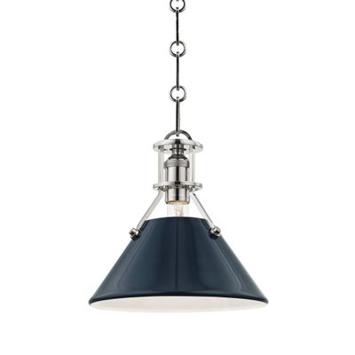 装丁ディックブルーナMy Dutch Design 2008-2009 vol2 Painted No.2 1-Light Pendant in Aged Brass/Darkest Blue by