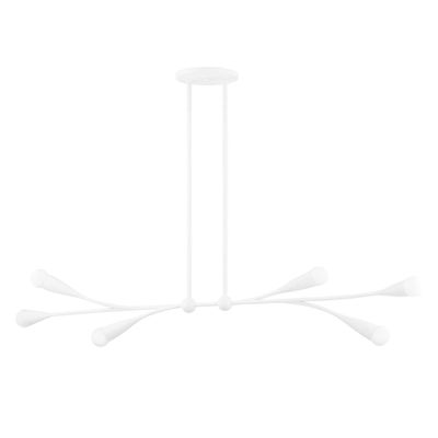 Elsa 6-Light Linear in Textured White by ENY LEE PARKER 50L x 11W x 8.5H