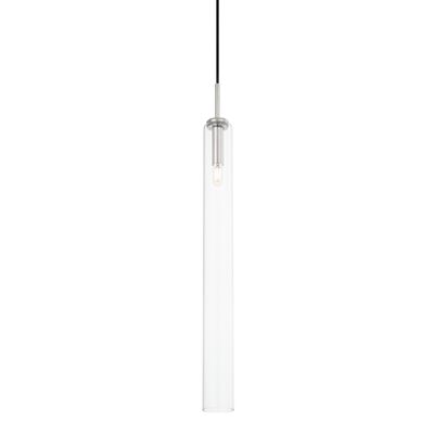 Nyah 1-Light Pendant in Polished Nickel 5L x 3W x 32.25H