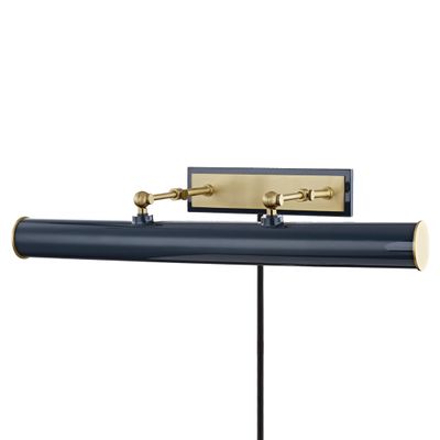 Holly 3-Light Picture Light in Aged Brass/Soft Off White 5.5