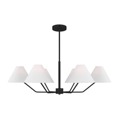 Drew & Jonathan Burke Large Chandelier in Midnight Black