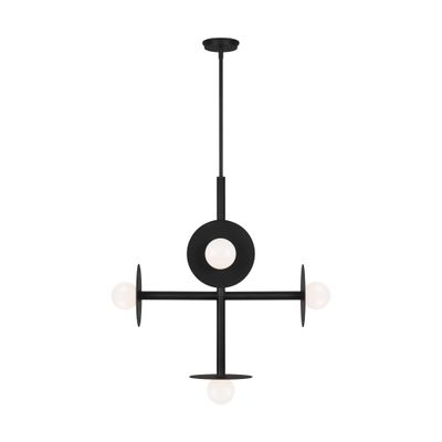 Kelly Wearstler Nodes Large Chandelier in Midnight Black