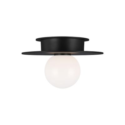 Kelly Wearstler Nodes Small Flush Mount in Midnight Black
