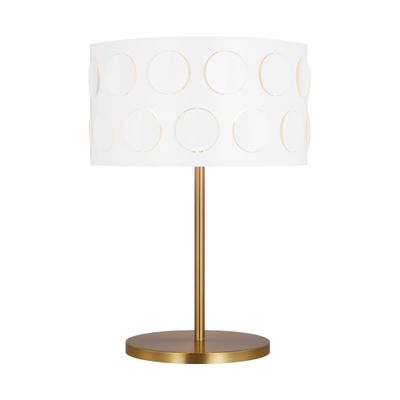 kate spade new york Dottie Desk Lamp in Burnished Brass