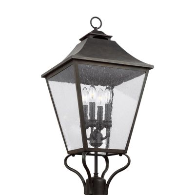 Sean Lavin Galena Large Post Lantern in Sable