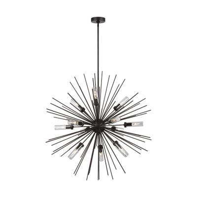 Sean Lavin Hilo Small Outdoor Chandelier in Oil Rubbed Bronze