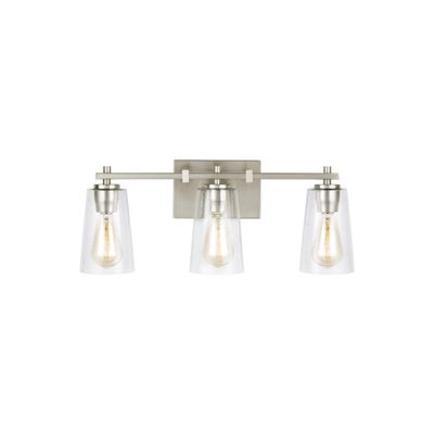Sean Lavin Mercer 3 - Light Vanity in Satin Nickel