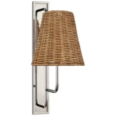 Visual Comfort Signature Rui LED Wall Sconce in Polished Nickel