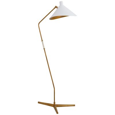 Offset base floor sales lamp