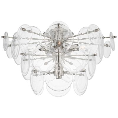 Loire medium tiered flush mount outlet