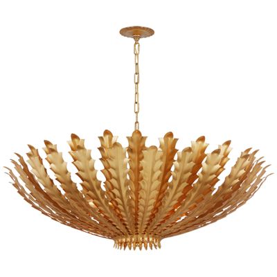 AERIN Hampton Extra Large Chandelier in Gild Ceiling Light W40