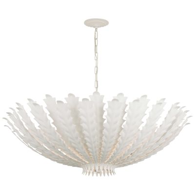 AERIN Hampton Extra Large Chandelier in Plaster White Ceiling Light W40