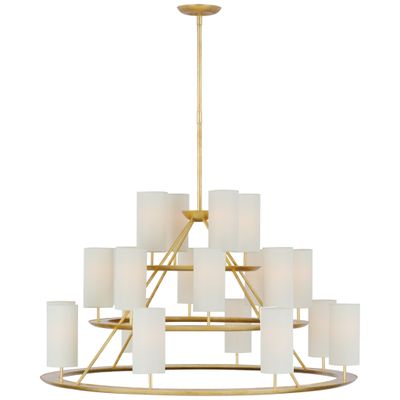 3 tier brass chandelier discount