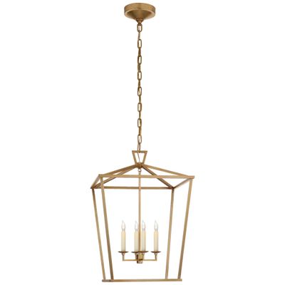 Chapman & Myers Darlana Medium Lantern in Antique- Burnished Brass Ceiling Light W17