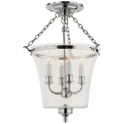 Bell jar semi flush ceiling light discount